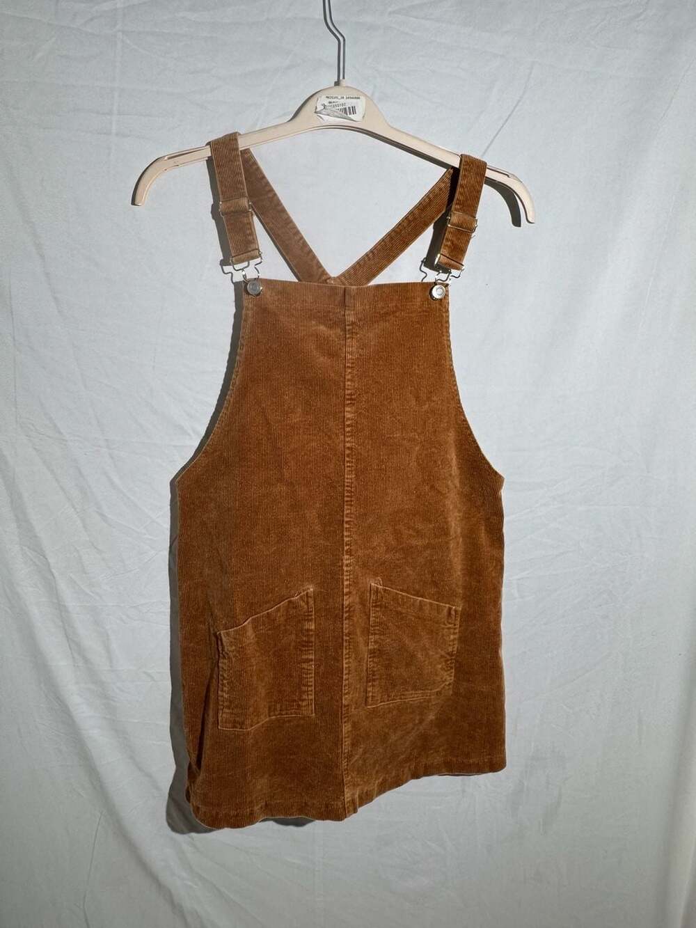 Altard State Corduroy Overall Dress Womens Medium M Tan Brown Pinafore Jumper C